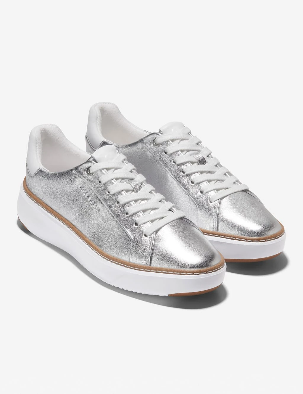 Cole Haan Grandpro Topspin Leather Lace Up Trainers 2 Cole Haan Grandpro Topspin Leather Lace Up Trainers - Image 2