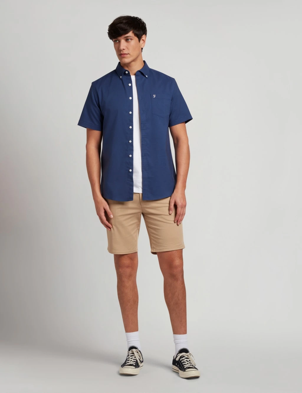 Farah Cotton Blend Oxford Shirt 2 Farah Cotton Blend Oxford Shirt - Image 2