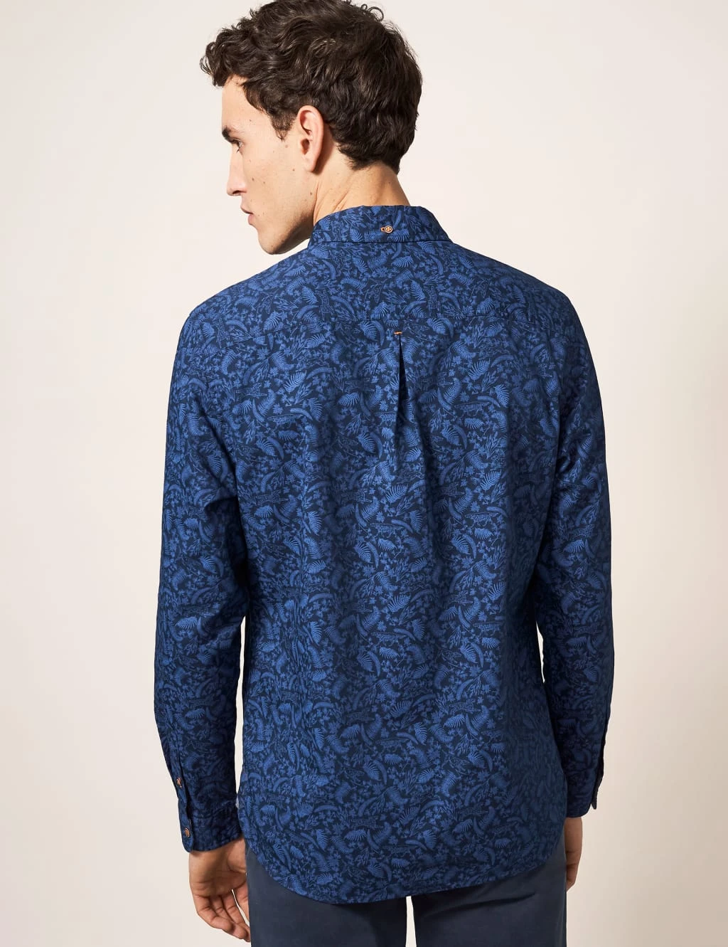 WHITE STUFF Pure Cotton Dog Print Shirt 3 WHITE STUFF Pure Cotton Dog Print Shirt - Image 3