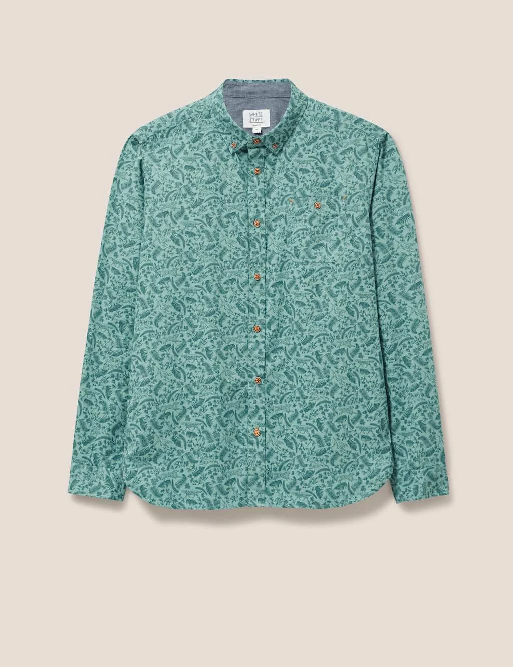 WHITE STUFF Pure Cotton Printed Shirt 2 WHITE STUFF Pure Cotton Printed Shirt - Image 2