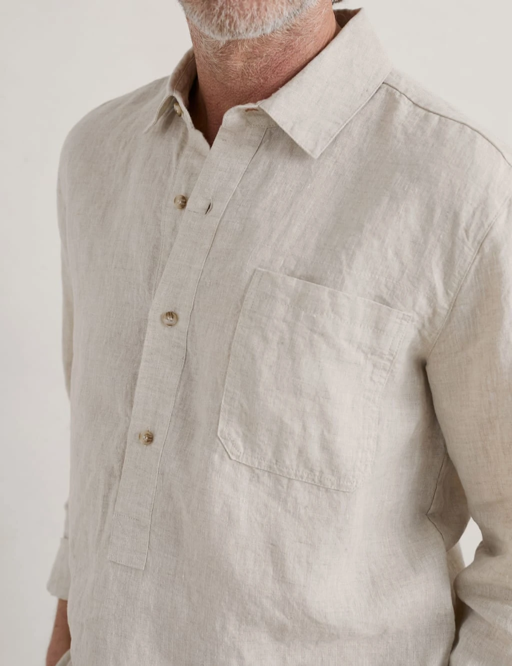 Pure Linen Overshirt 3 Pure Linen Overshirt - Image 3
