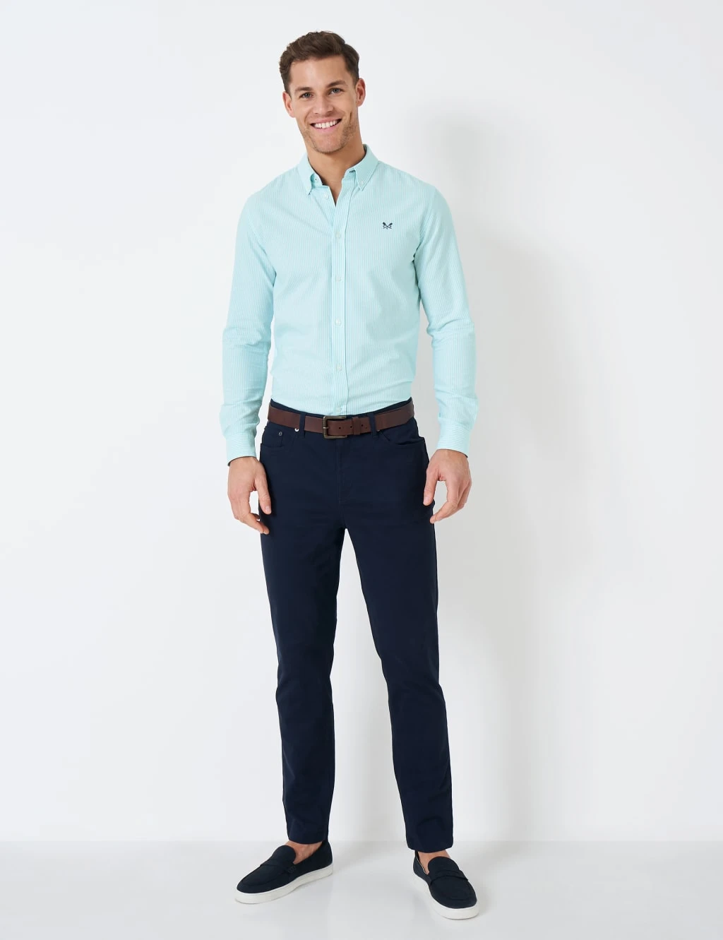 Slim Fit Pure Cotton Striped Oxford Shirt 1 Slim Fit Pure Cotton Striped Oxford Shirt