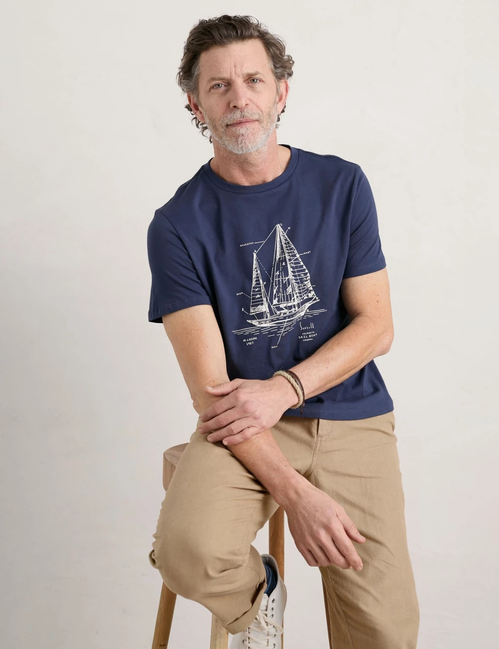 Organic Cotton Sailing Boat Graphic T-Shirt 3 Organic Cotton Sailing Boat Graphic T-Shirt - Image 3
