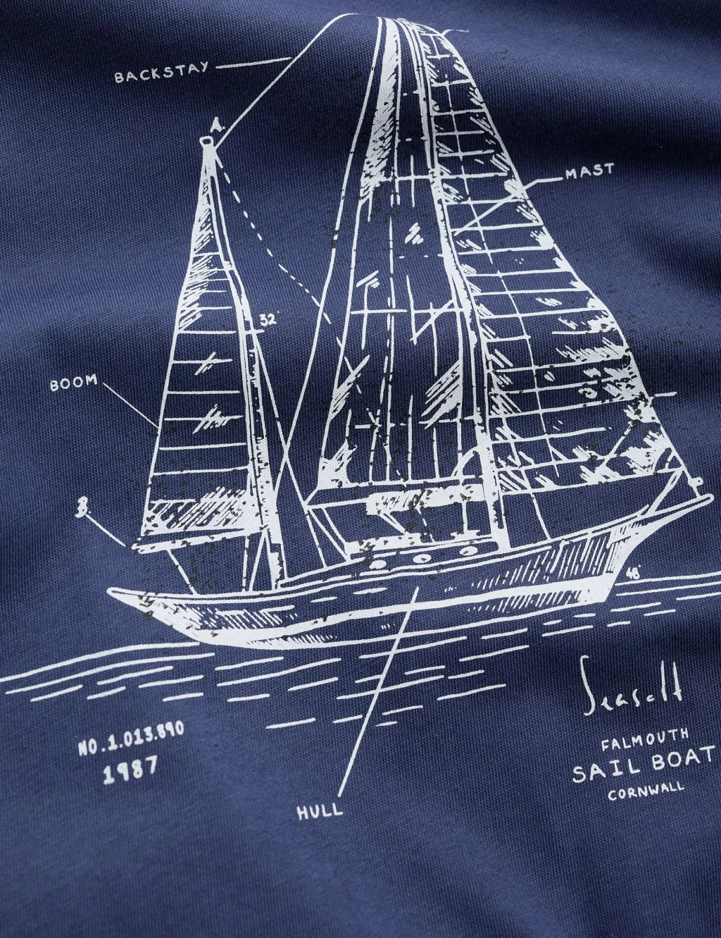 Organic Cotton Sailing Boat Graphic T-Shirt 5 Organic Cotton Sailing Boat Graphic T-Shirt - Image 5