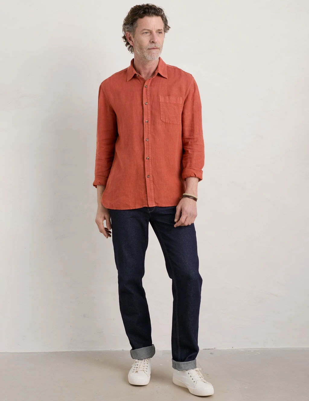 Pure Linen Flannel Shirt 1 Pure Linen Flannel Shirt