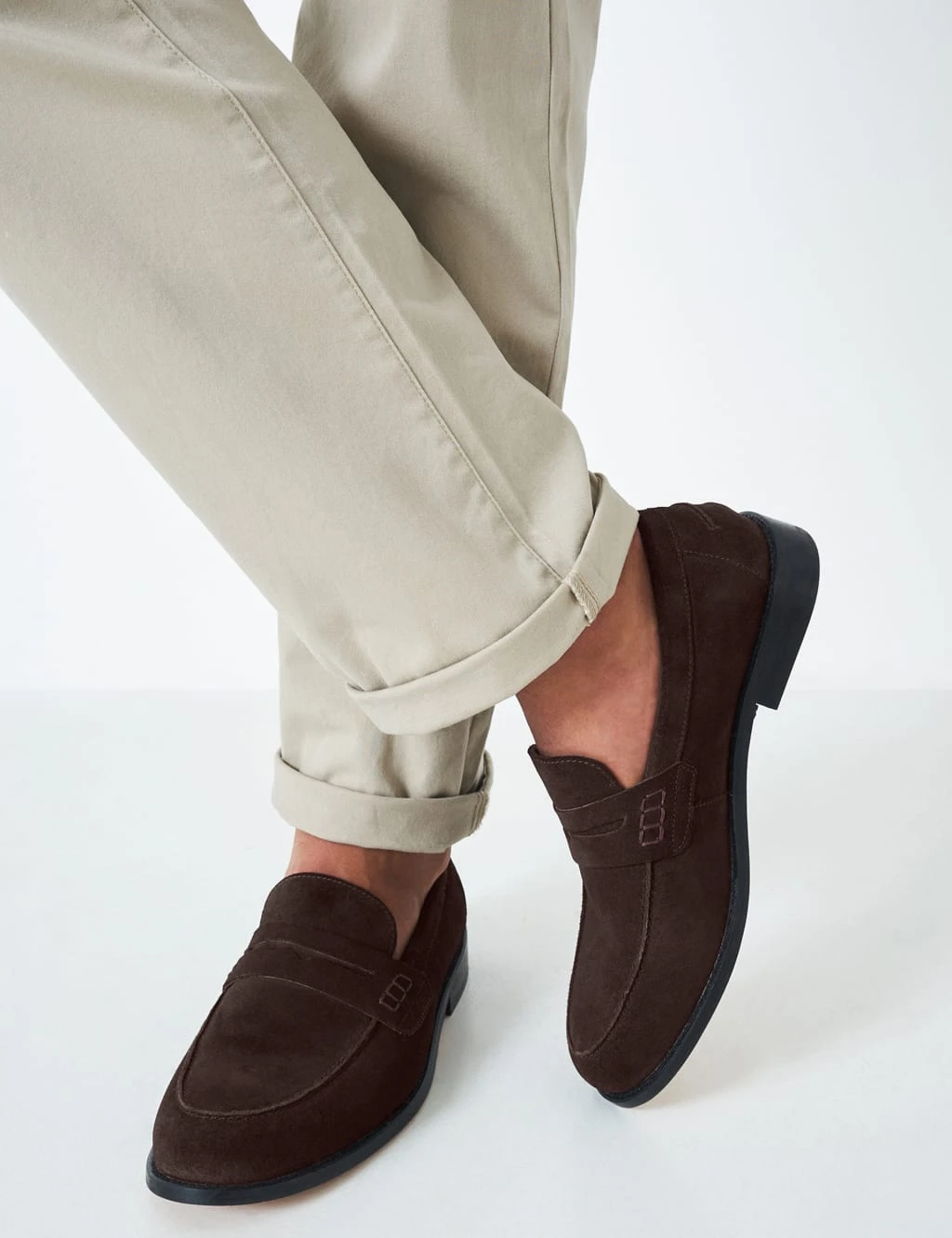 Suede Slip-On Loafers 1 Suede Slip-On Loafers