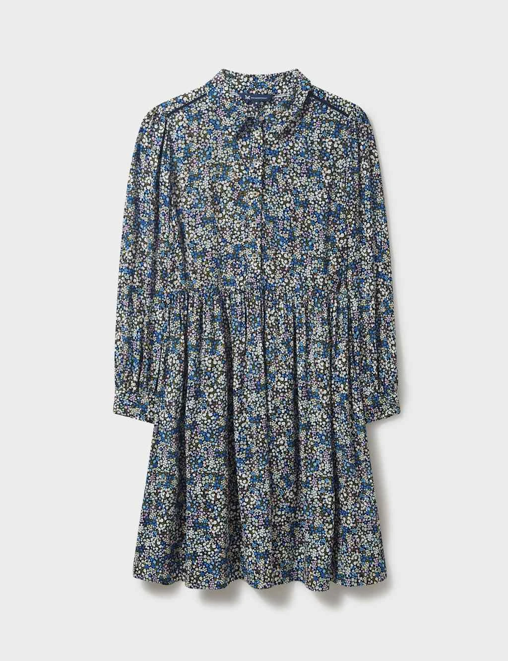 Floral Knee Length Shirt Dress 2 Floral Knee Length Shirt Dress - Image 2
