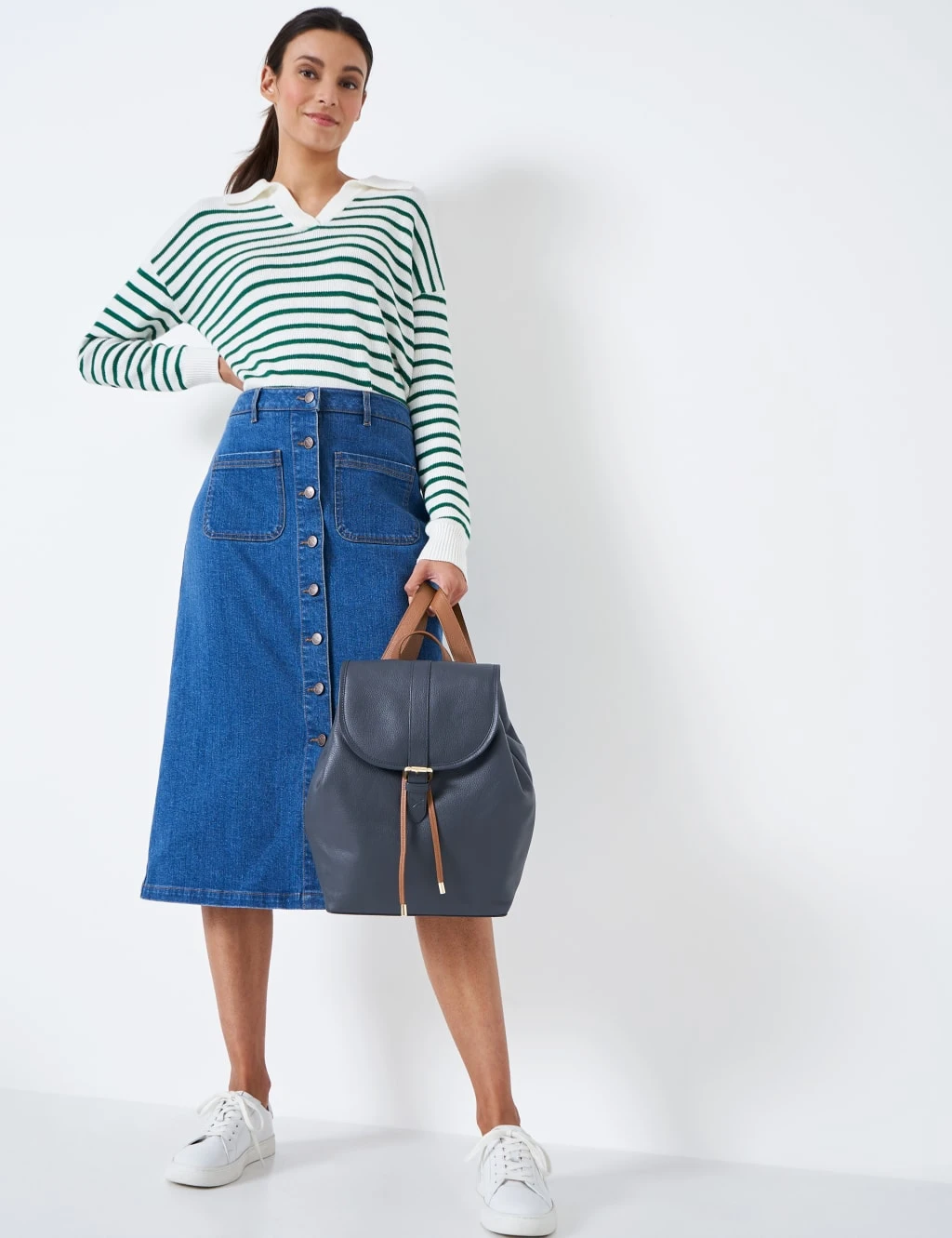 Leather Drawstring Backpack 3 Leather Drawstring Backpack - Image 3