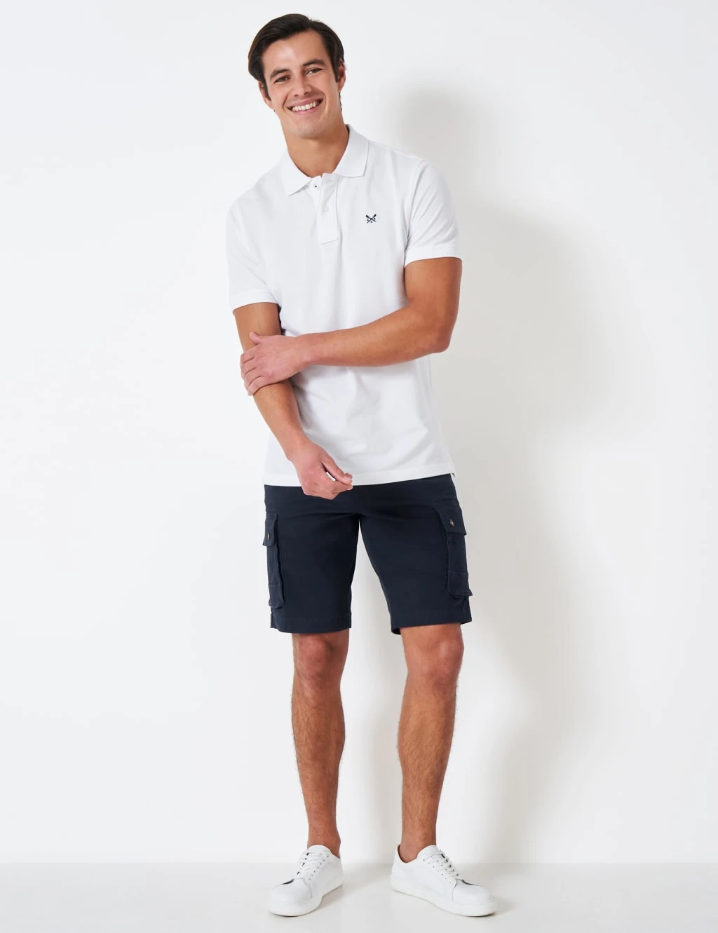 Regular Fit Stretch Cargo Shorts 1 Regular Fit Stretch Cargo Shorts