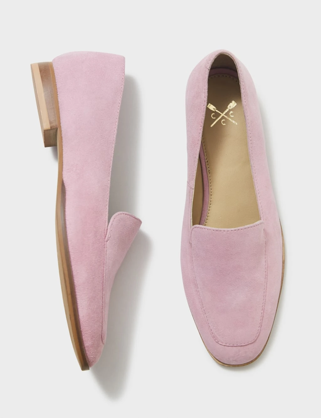 Suede Block Heel Loafers 5 Suede Block Heel Loafers - Image 5