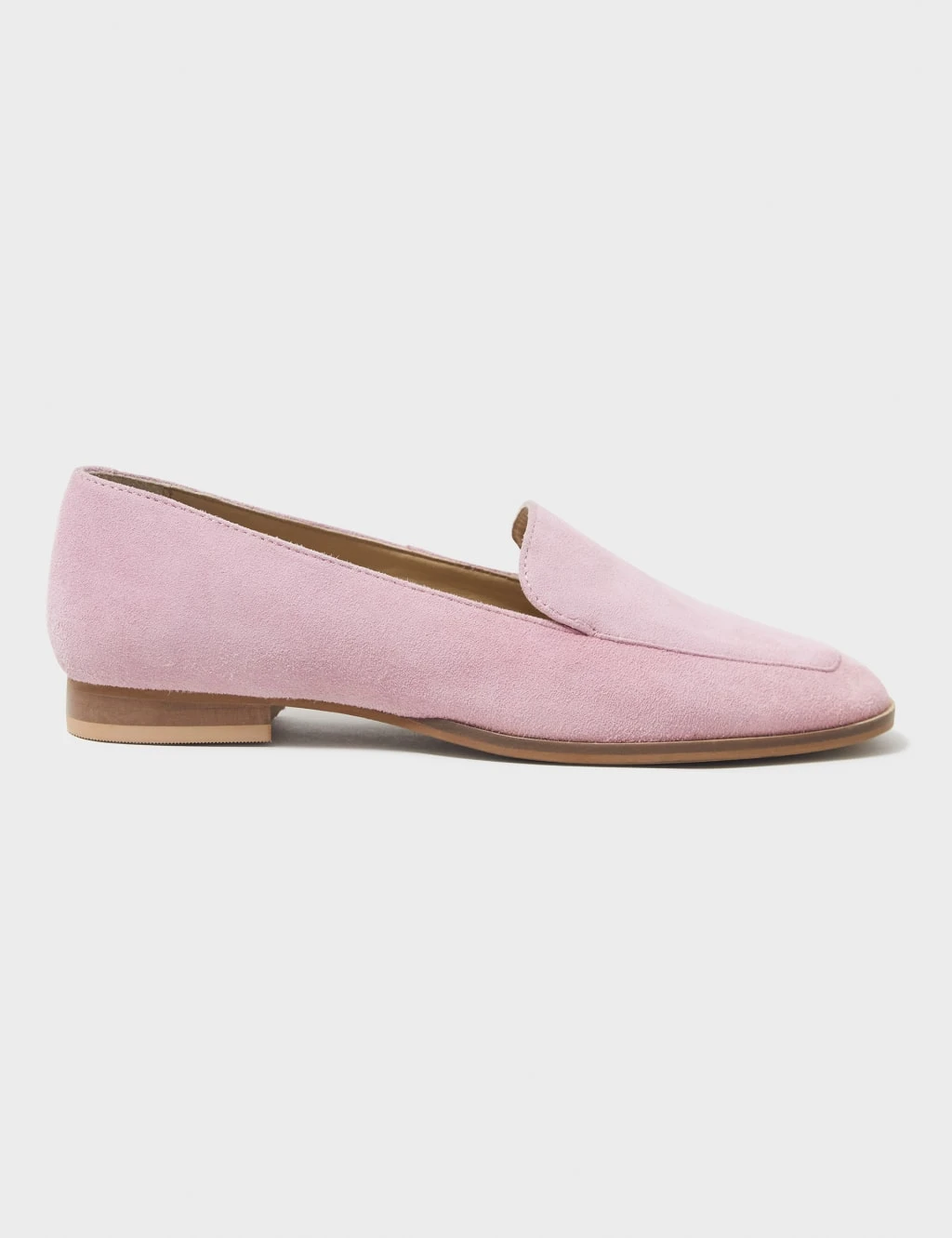 Suede Block Heel Loafers 2 Suede Block Heel Loafers - Image 2