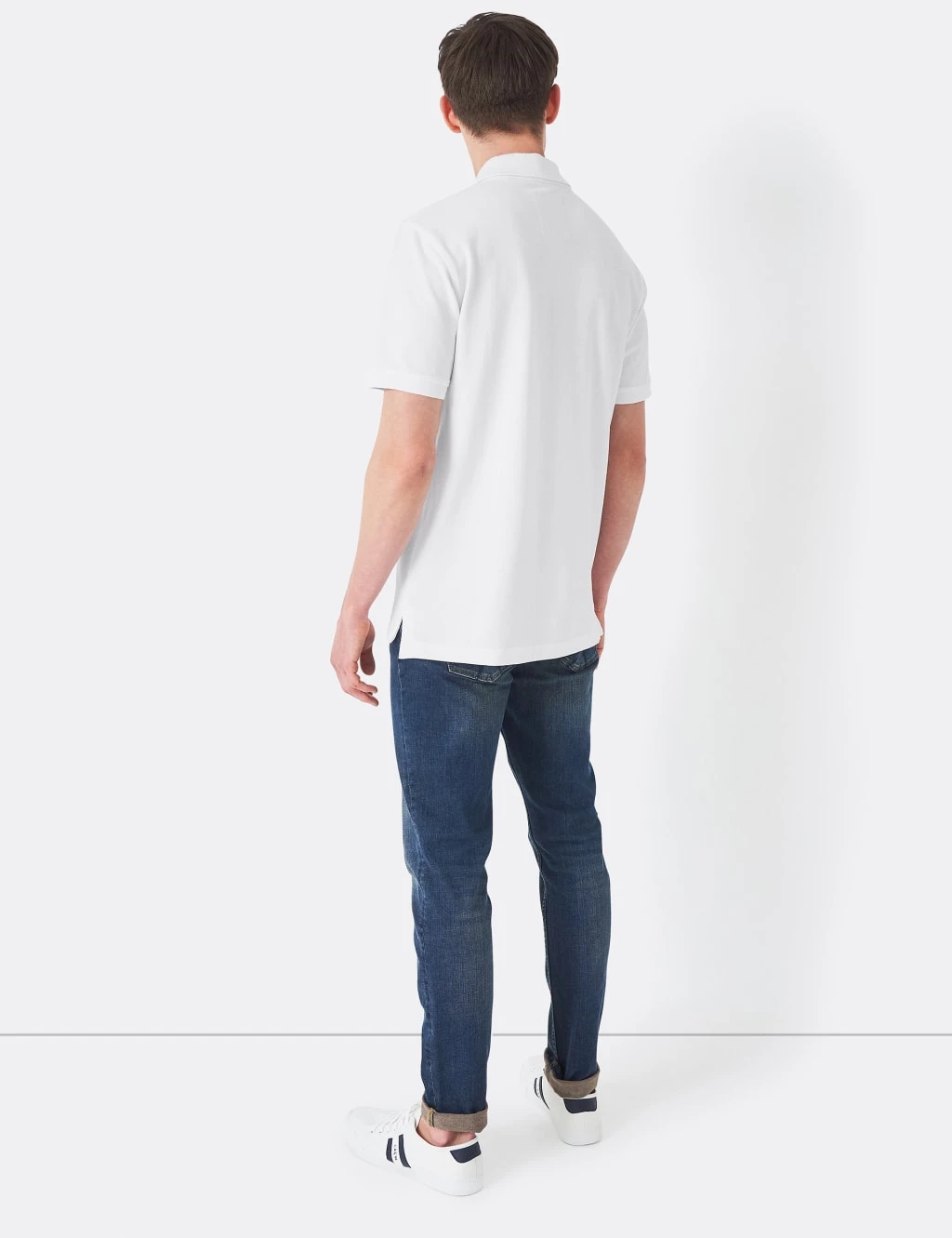 Cotton Rich Stretch Pique Polo Shirt 3 Cotton Rich Stretch Pique Polo Shirt - Image 3