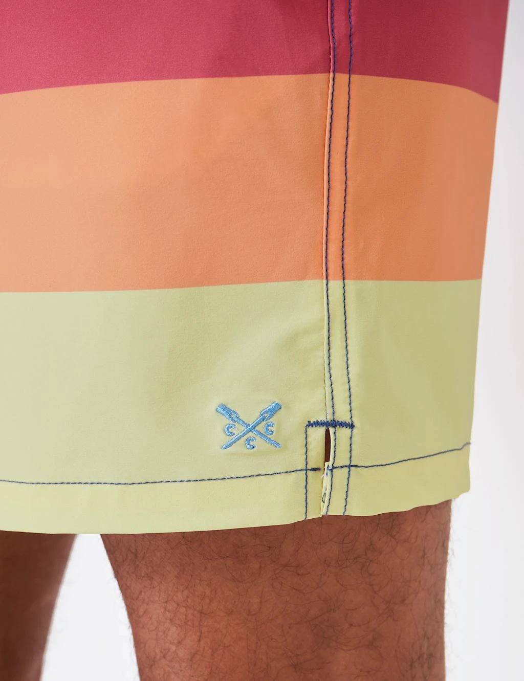 Pocketed Striped Swim Shorts 5 Pocketed Striped Swim Shorts - Image 5