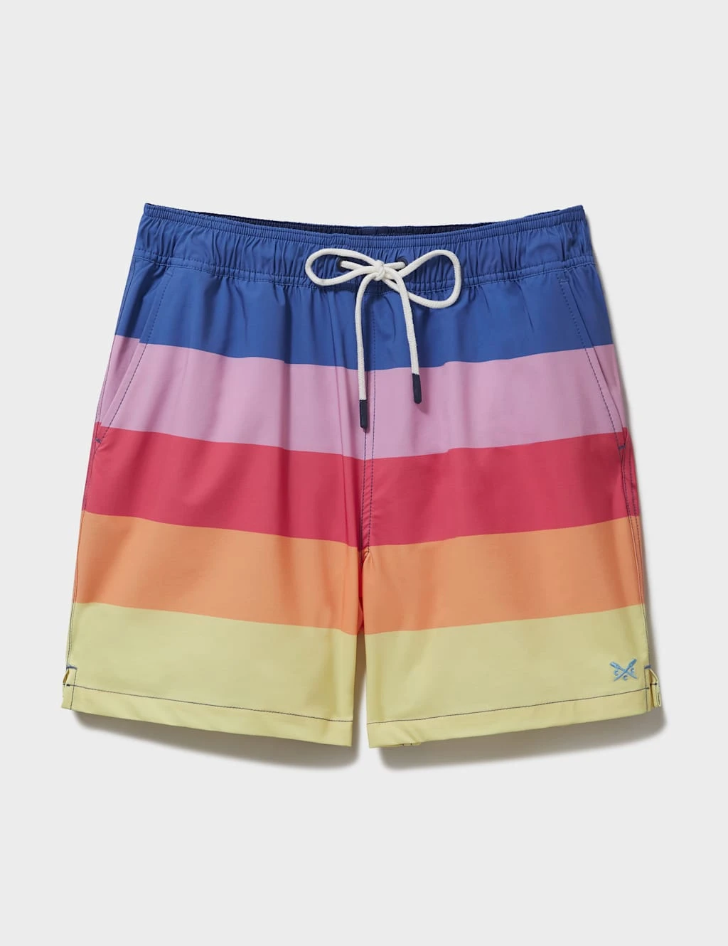 Pocketed Striped Swim Shorts 2 Pocketed Striped Swim Shorts - Image 2