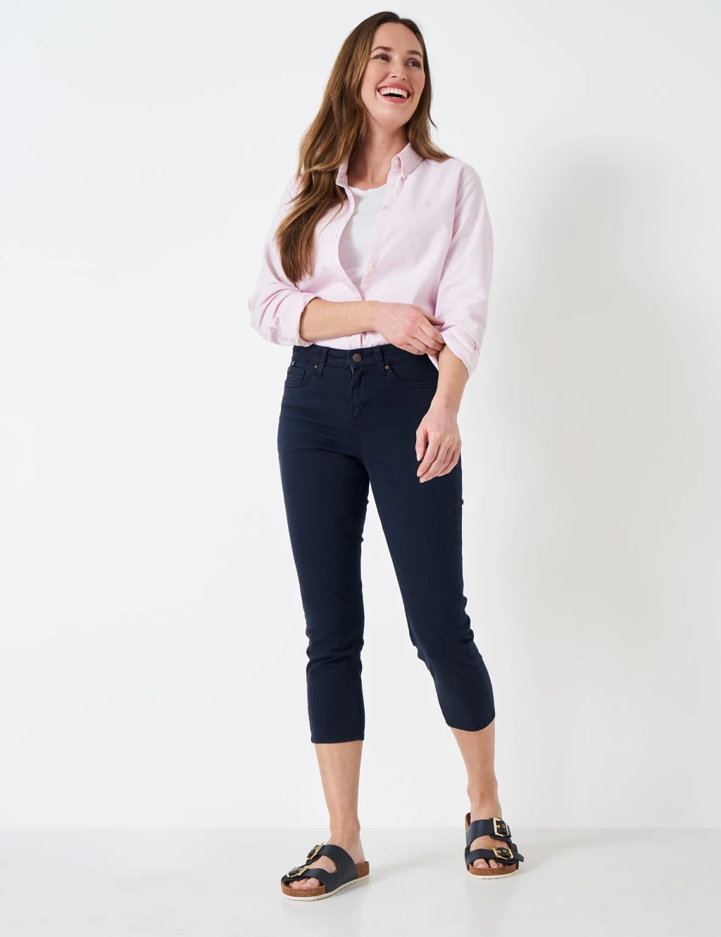 Straight Leg Cropped Jeans 1 Straight Leg Cropped Jeans