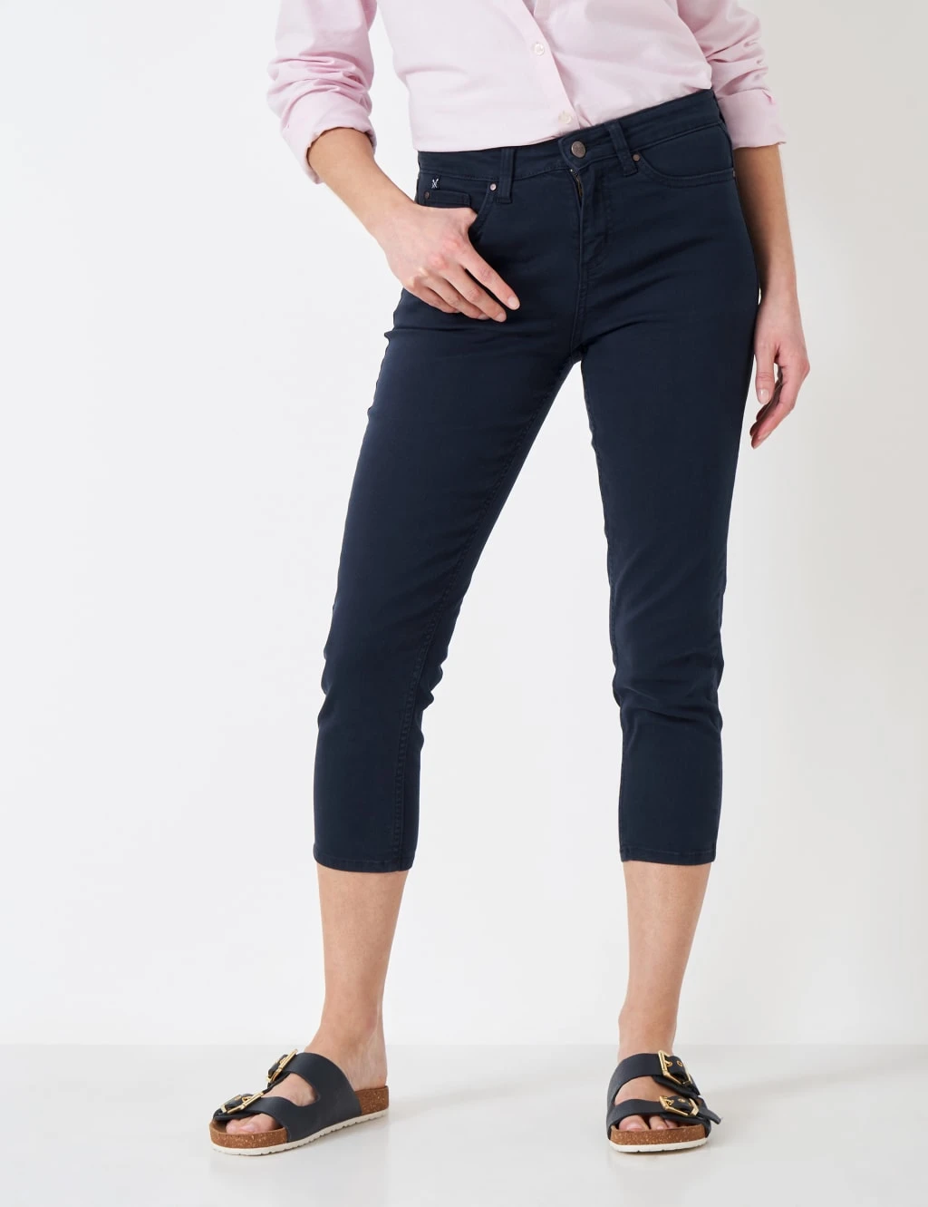 Straight Leg Cropped Jeans 3 Straight Leg Cropped Jeans - Image 3