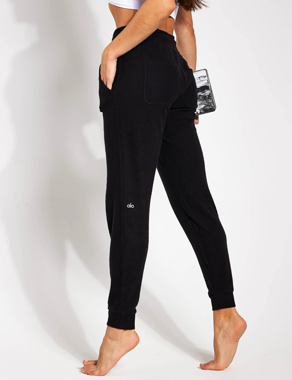Soho Cuffed High Waisted Joggers 3 Soho Cuffed High Waisted Joggers - Image 3