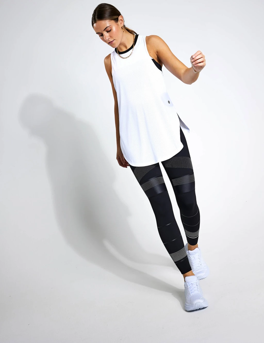 Zela Crew Neck Relaxed Vest Top 2 Zela Crew Neck Relaxed Vest Top - Image 2