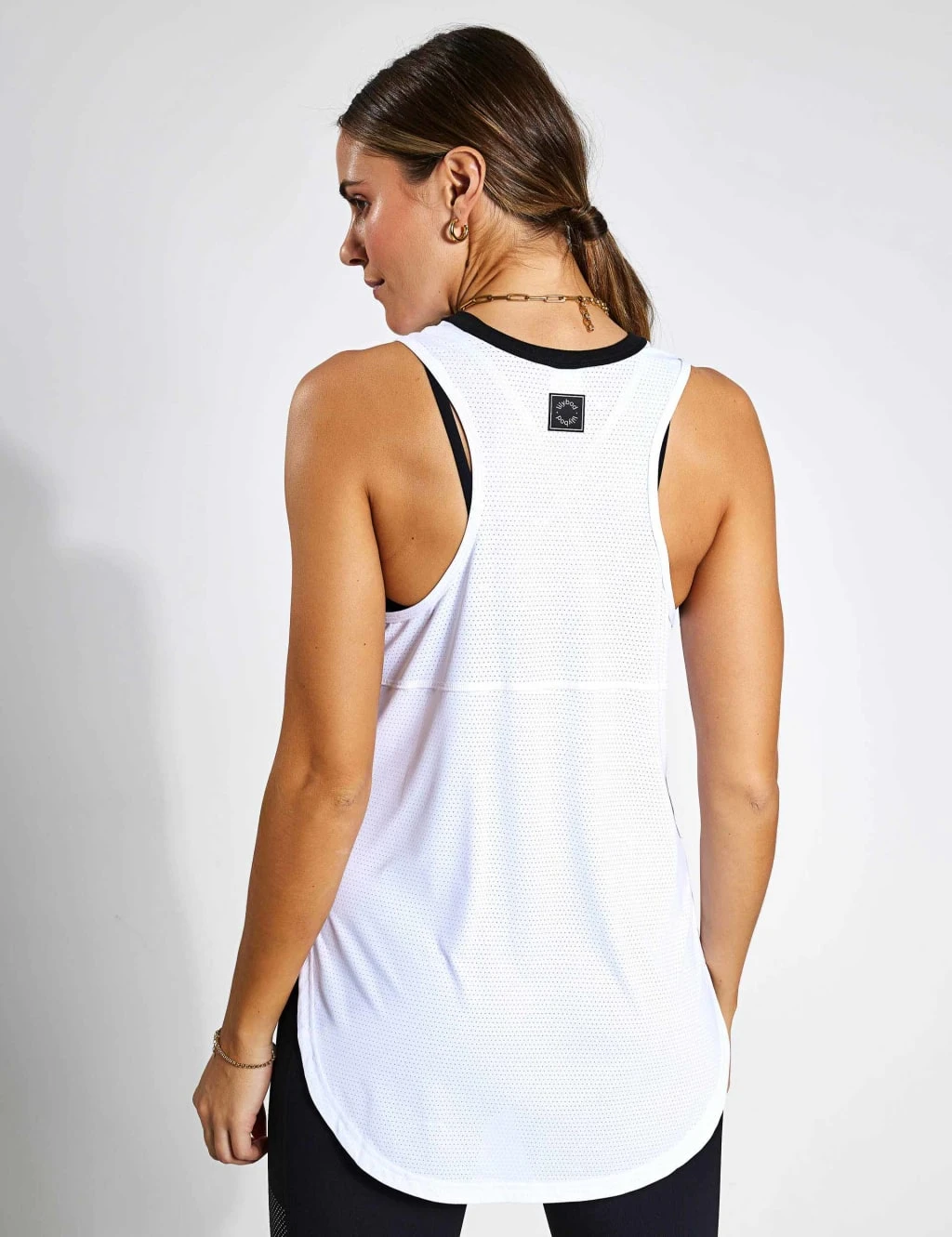 Zela Crew Neck Relaxed Vest Top 3 Zela Crew Neck Relaxed Vest Top - Image 3
