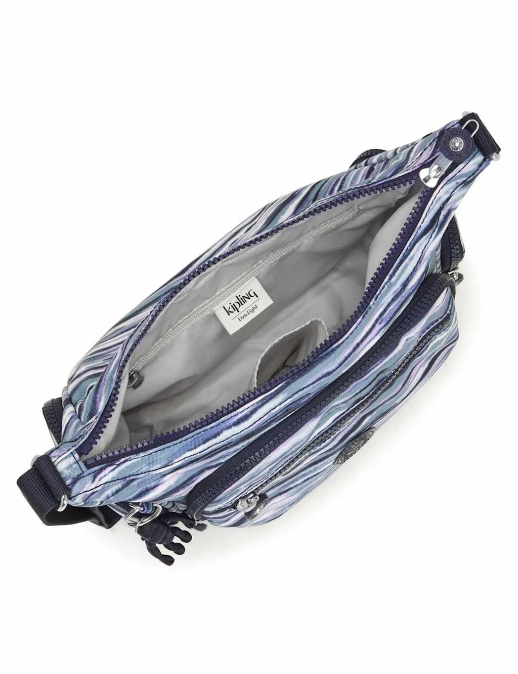 Kipling Gabbie Striped Cross Body Bag 3 Kipling Gabbie Striped Cross Body Bag - Image 3