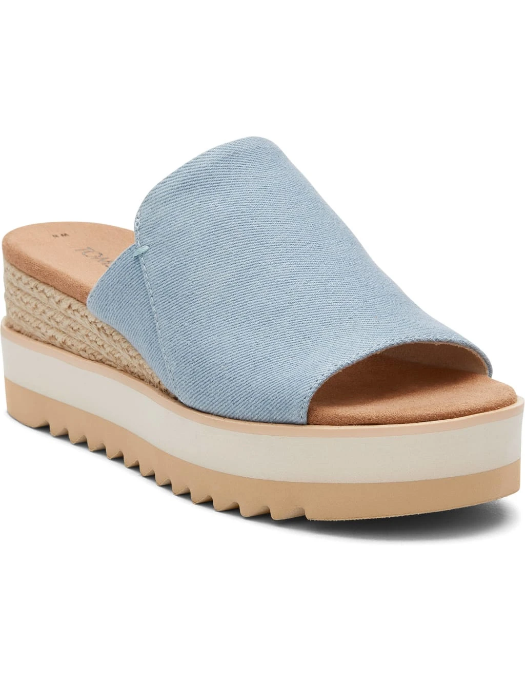 Toms Canvas Wedge Mules 3 Toms Canvas Wedge Mules - Image 3