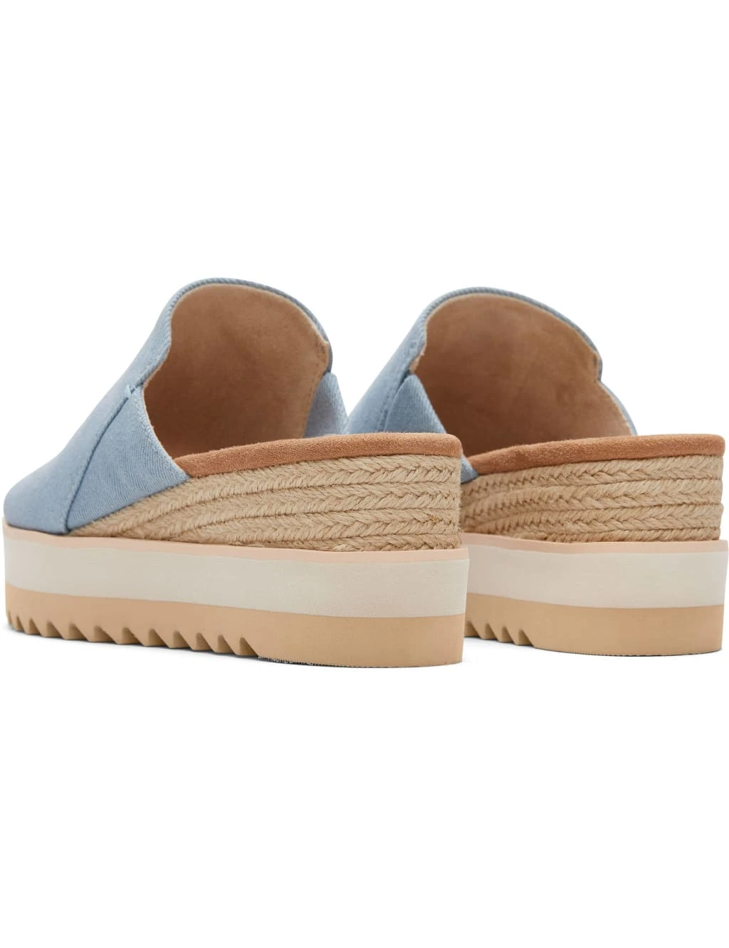 Toms Canvas Wedge Mules 4 Toms Canvas Wedge Mules - Image 4