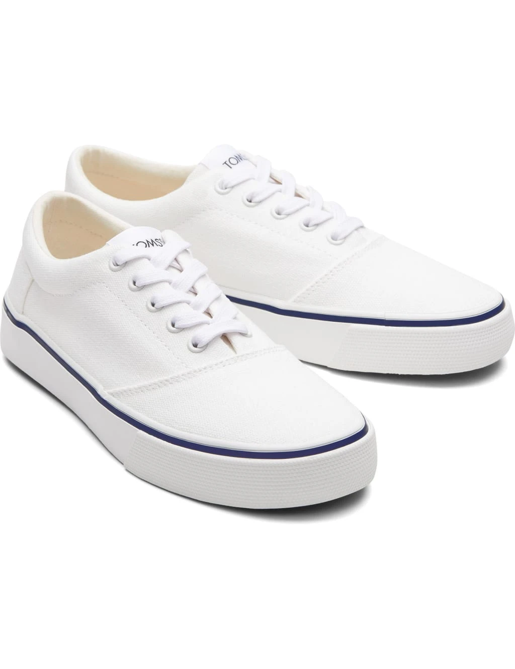 Toms Canvas Lace Up Trainers 2 Toms Canvas Lace Up Trainers - Image 2