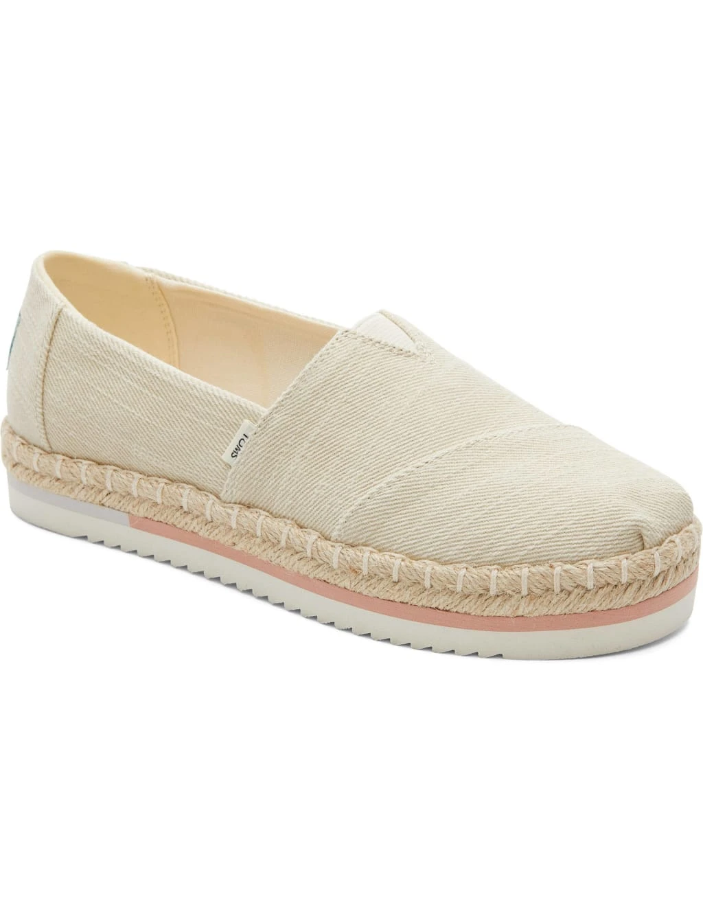 Toms Canvas Flatform Espadrilles 2 Toms Canvas Flatform Espadrilles - Image 2