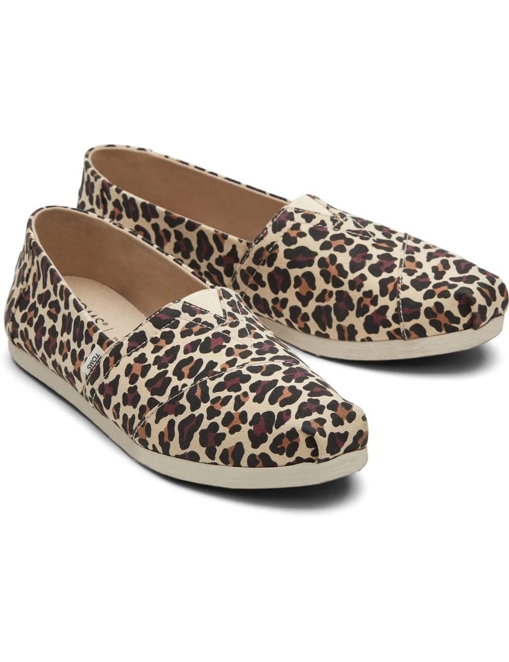 Toms Canvas Animal Print Espadrilles 2 Toms Canvas Animal Print Espadrilles - Image 2