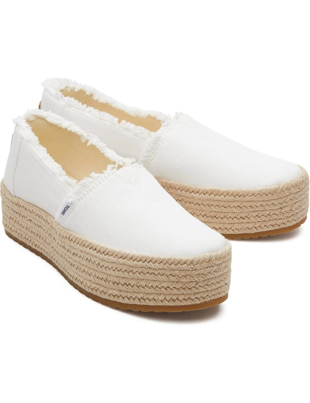 Toms Canvas Flatform Espadrilles 3 Toms Canvas Flatform Espadrilles - Image 3