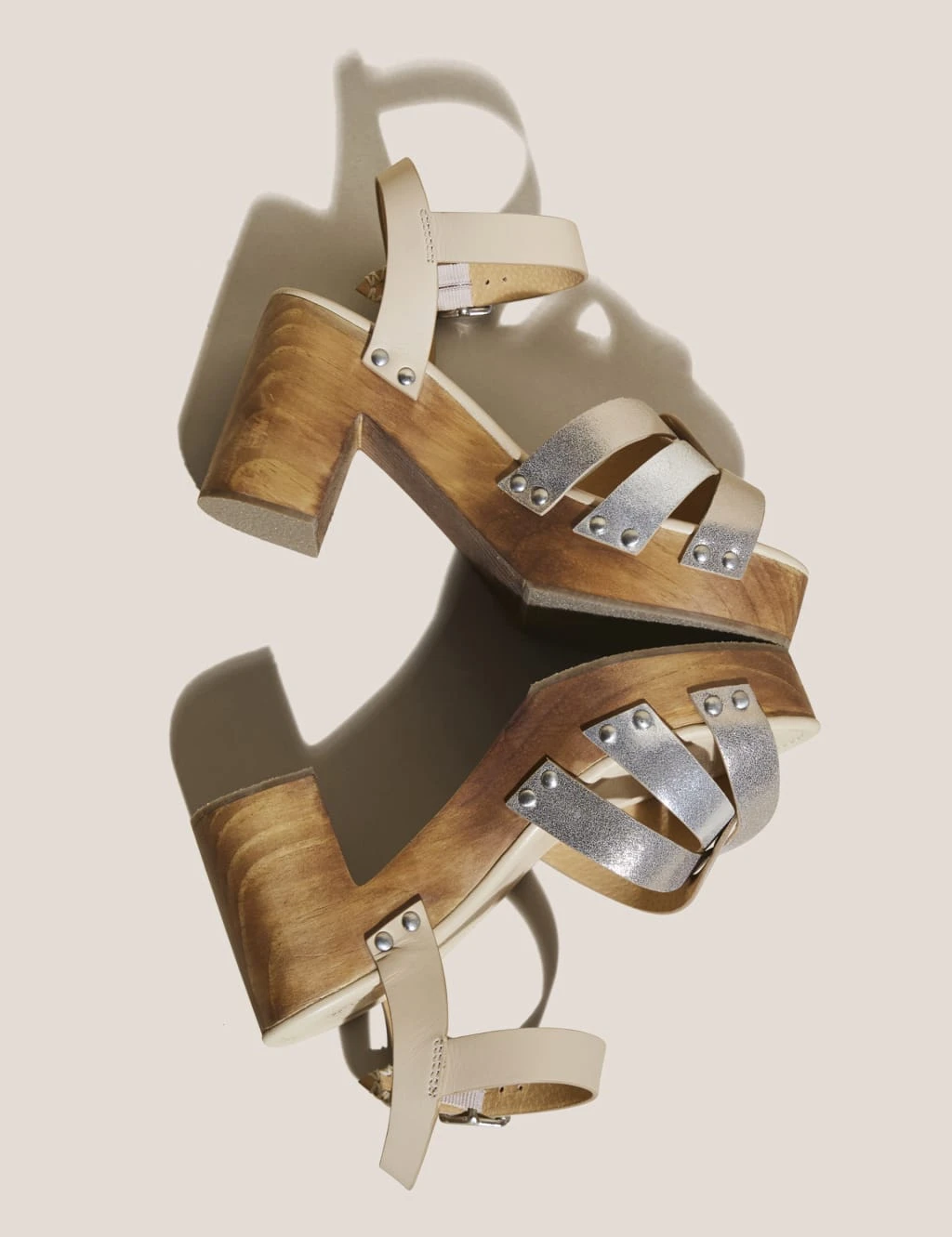 WHITE STUFF Leather Woven Block Heel Sandals 3 WHITE STUFF Leather Woven Block Heel Sandals - Image 3