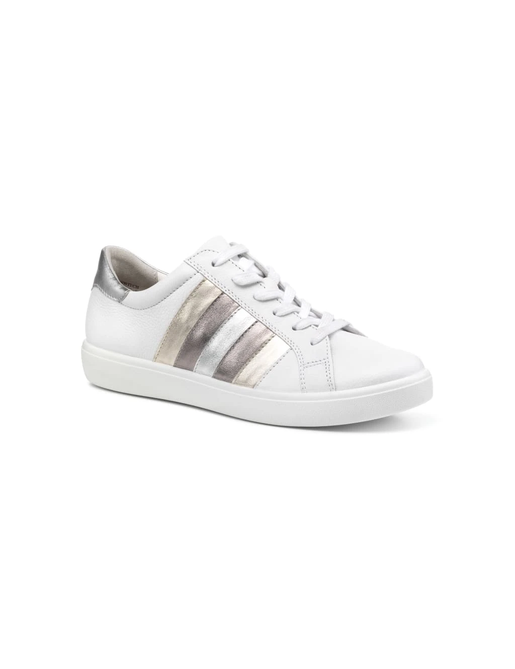 Switch Leather Lace Up Side Detail Trainers 2 Switch Leather Lace Up Side Detail Trainers - Image 2