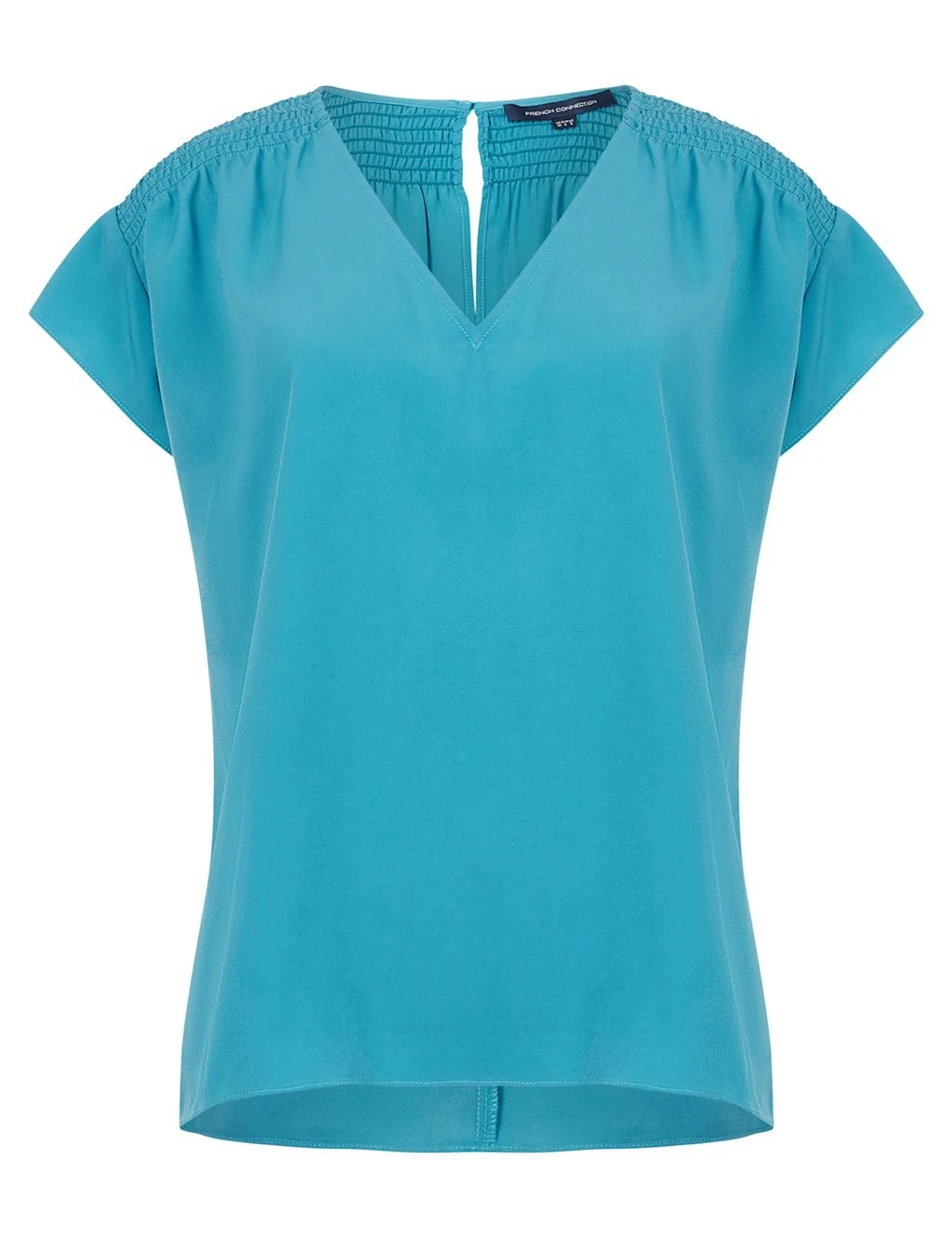 French Connection Crepe V-Neck Relaxed Blouse 2 French Connection Crepe V-Neck Relaxed Blouse - Image 2
