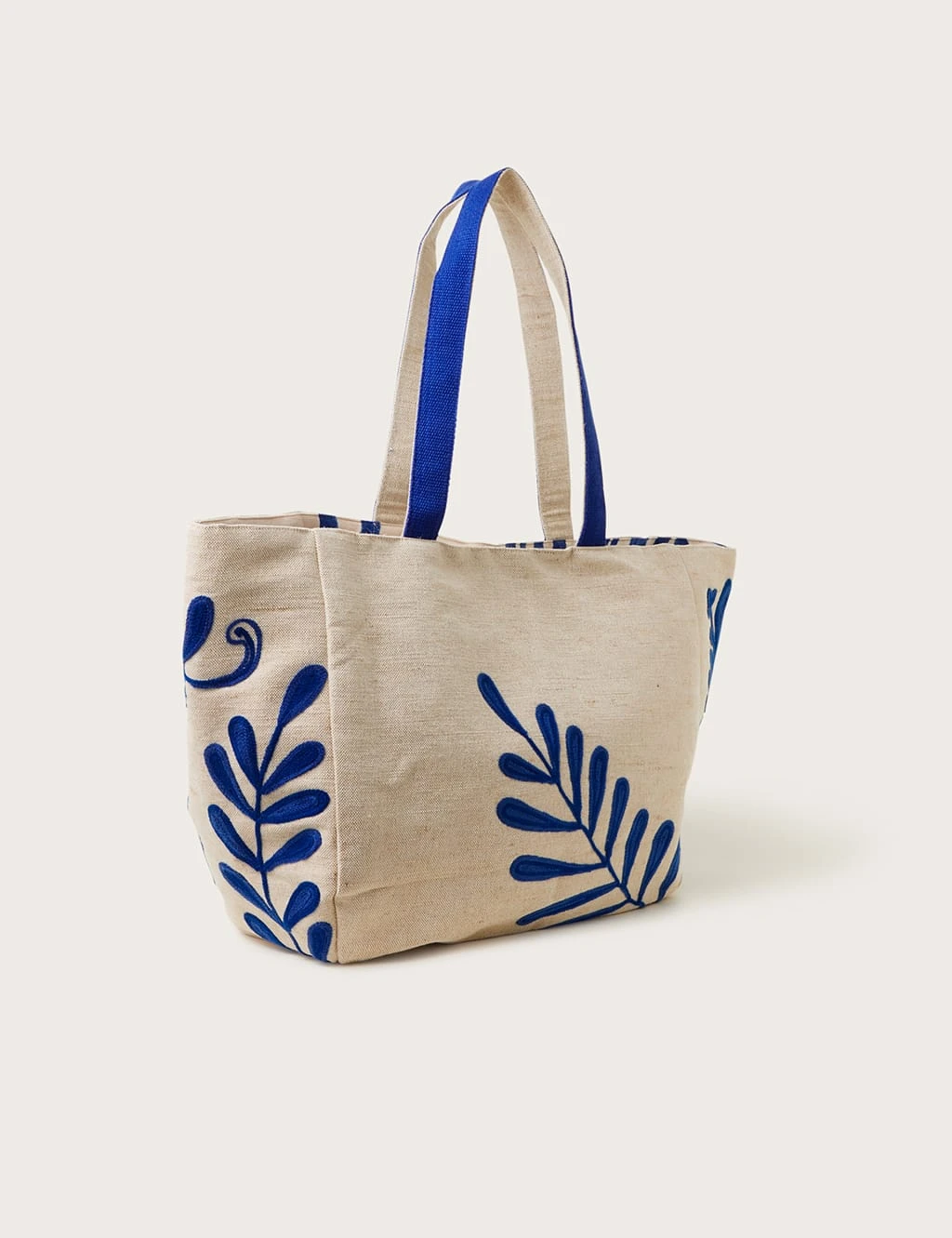 MONSOON Cotton Blend Tote Bag 2 MONSOON Cotton Blend Tote Bag - Image 2