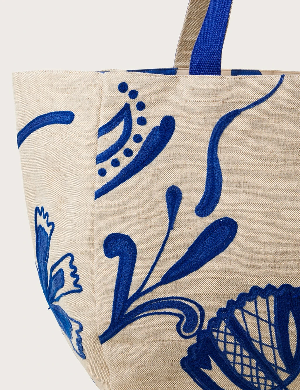 MONSOON Cotton Blend Tote Bag 3 MONSOON Cotton Blend Tote Bag - Image 3