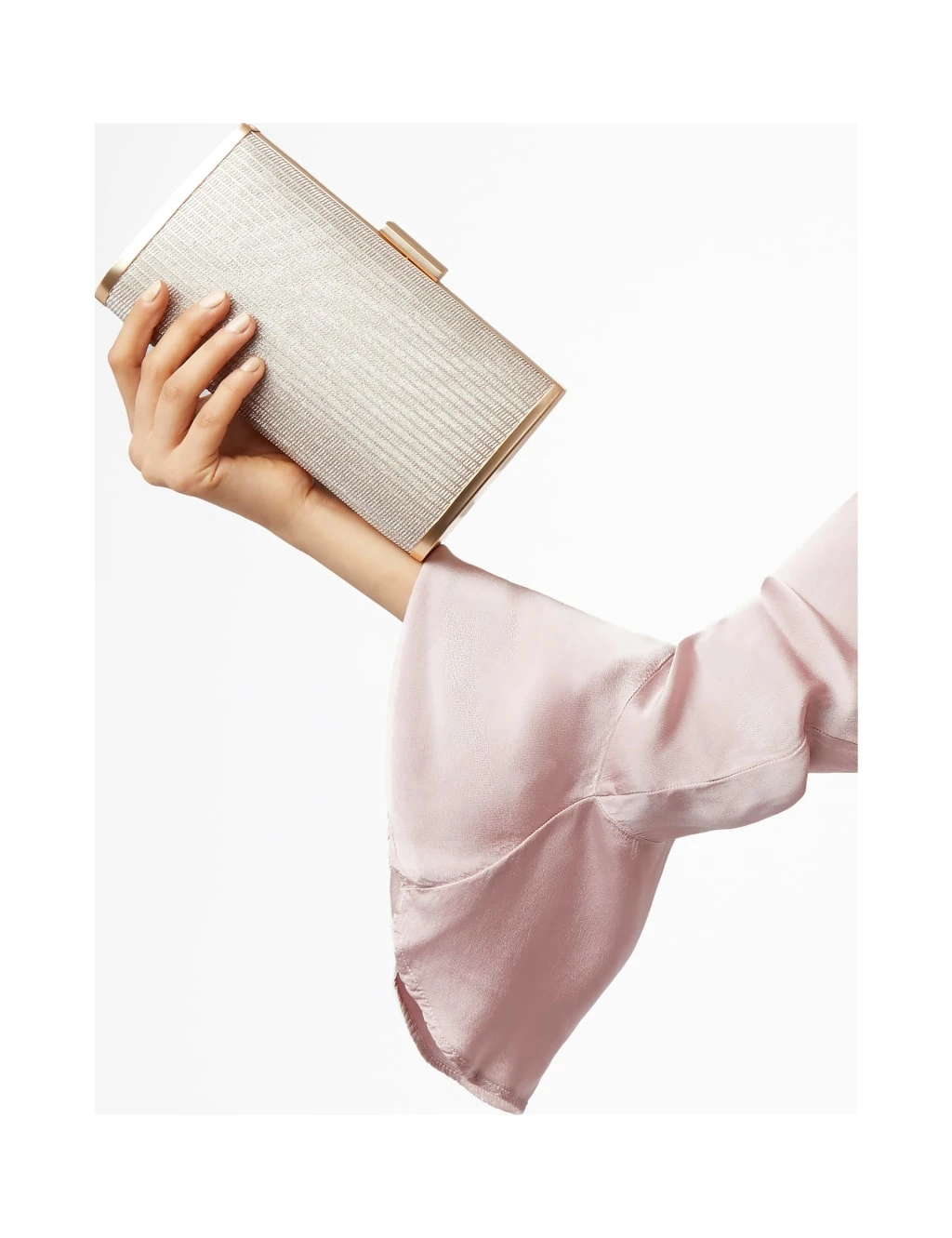 Dune London Metallic Chain Strap Clutch Bag 2 Dune London Metallic Chain Strap Clutch Bag - Image 2