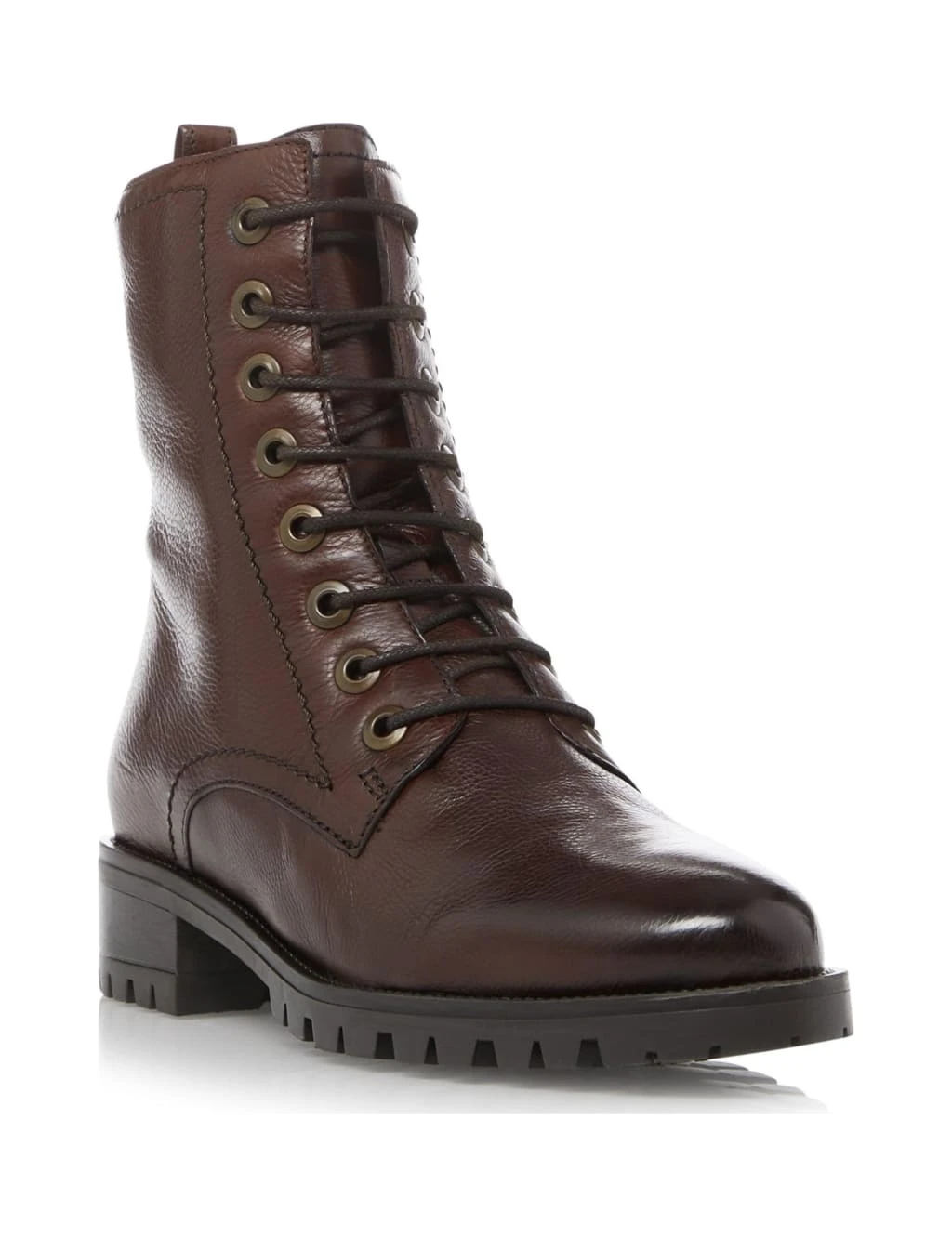 Dune London Leather Hiker Lace Up Ankle Boots 3 Dune London Leather Hiker Lace Up Ankle Boots - Image 3