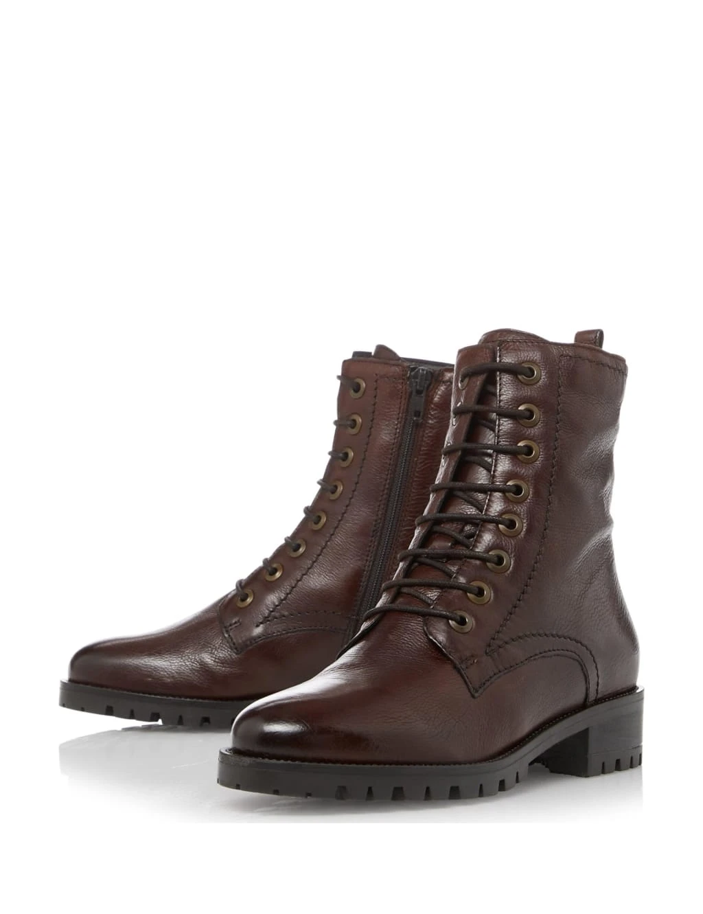 Dune London Leather Hiker Lace Up Ankle Boots 5 Dune London Leather Hiker Lace Up Ankle Boots - Image 5