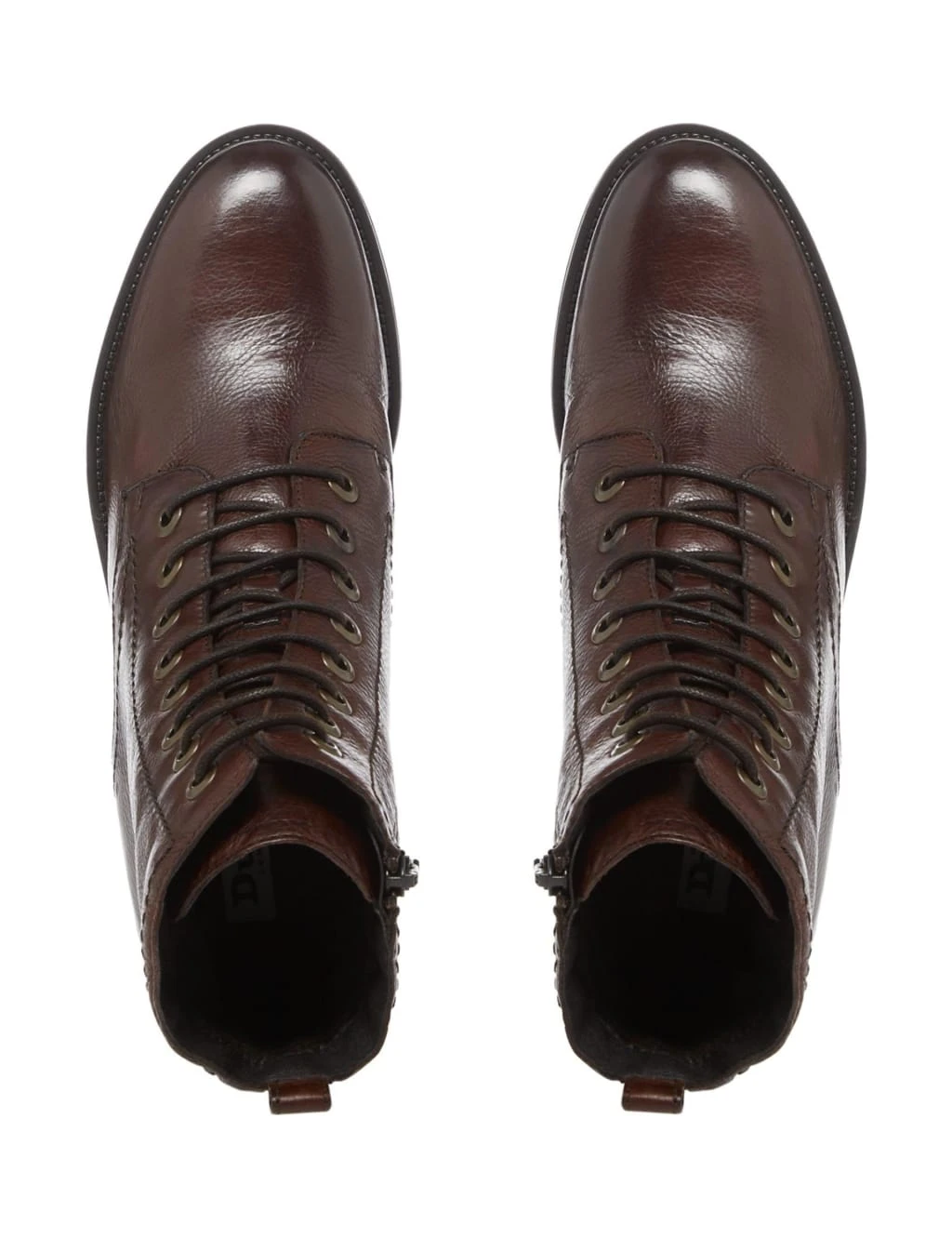 Dune London Leather Hiker Lace Up Ankle Boots 6 Dune London Leather Hiker Lace Up Ankle Boots - Image 6