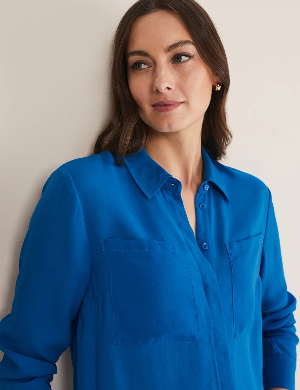 Collared Longline Shirt 3 Collared Longline Shirt - Image 3