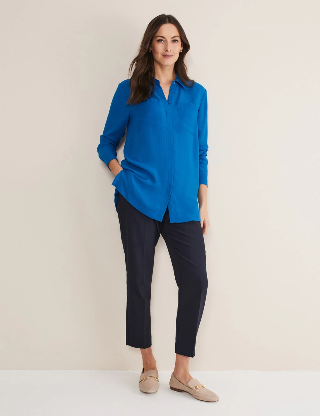 Collared Longline Shirt 5 Collared Longline Shirt - Image 5