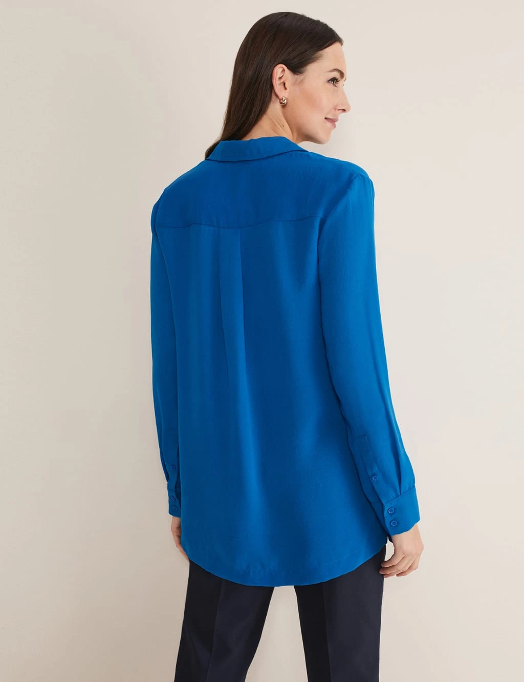 Collared Longline Shirt 6 Collared Longline Shirt - Image 6