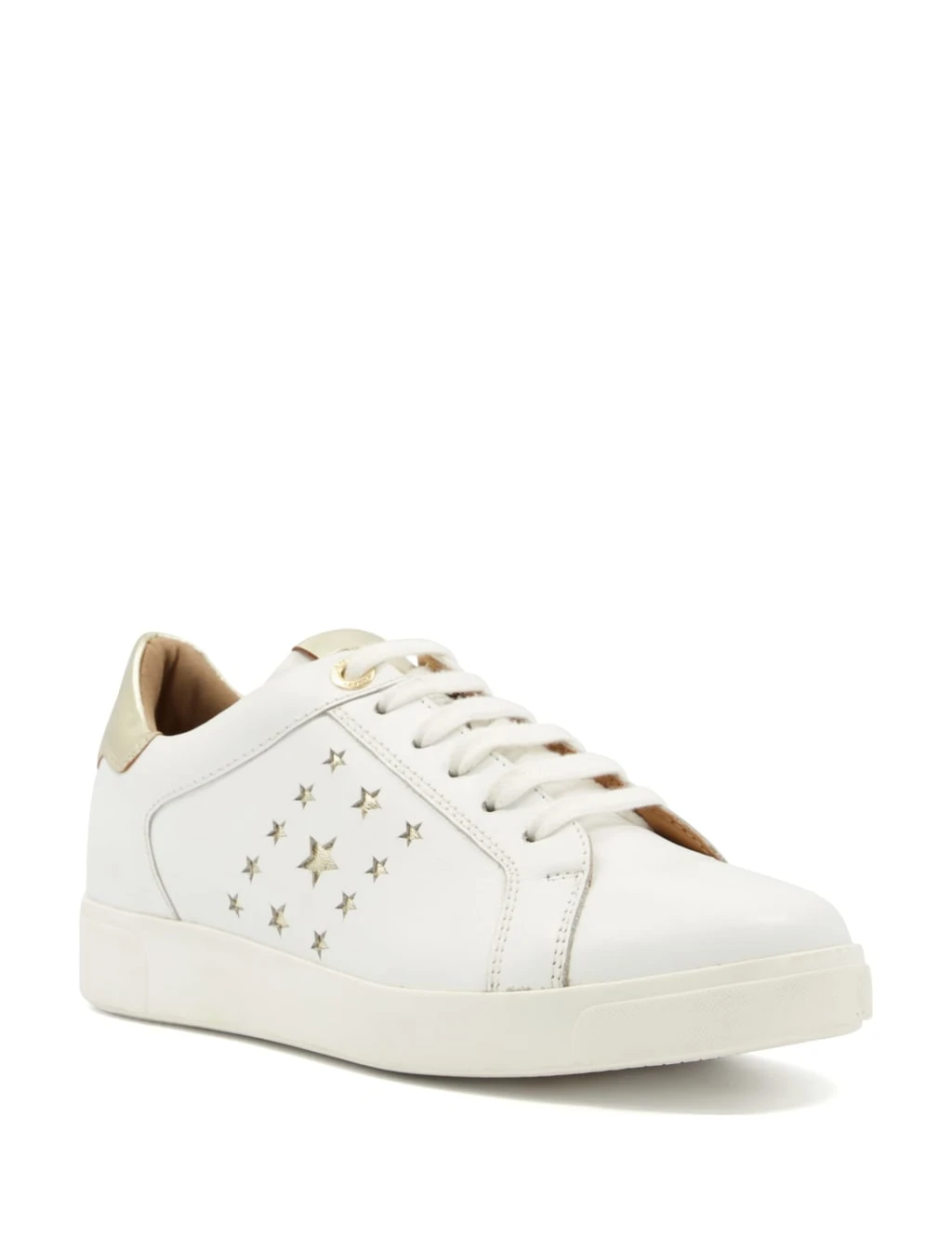 Dune London Leather Lace Up Star Trainers 2 Dune London Leather Lace Up Star Trainers - Image 2