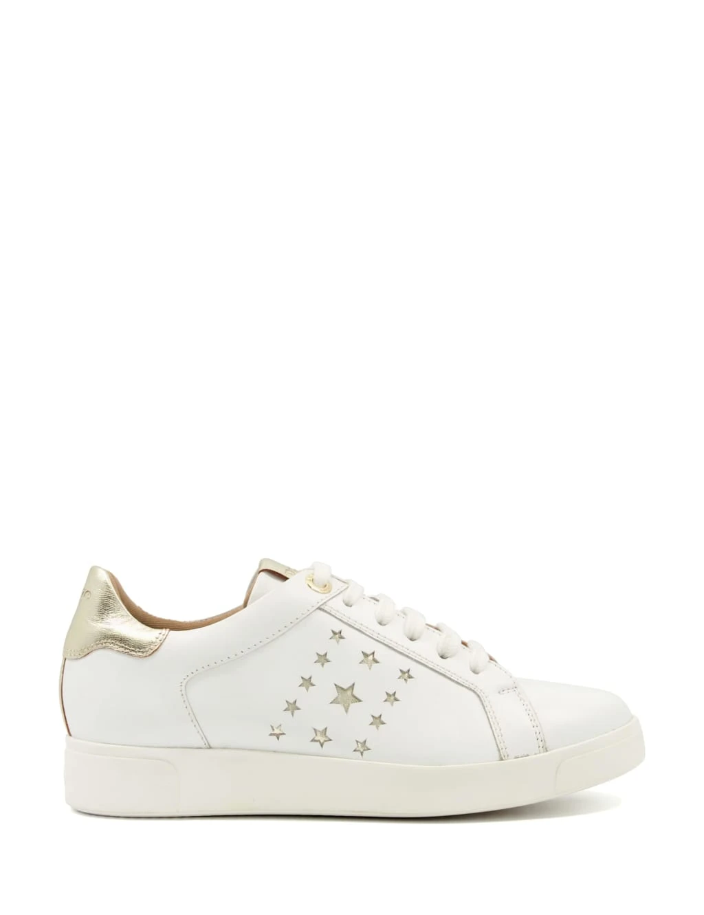 Dune London Leather Lace Up Star Trainers 1 Dune London Leather Lace Up Star Trainers