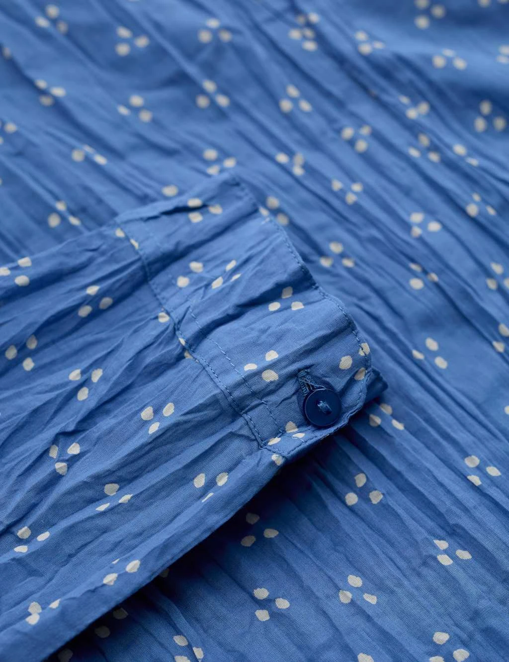 Organic Cotton Polka Dot Collared Shirt 5 Organic Cotton Polka Dot Collared Shirt - Image 5