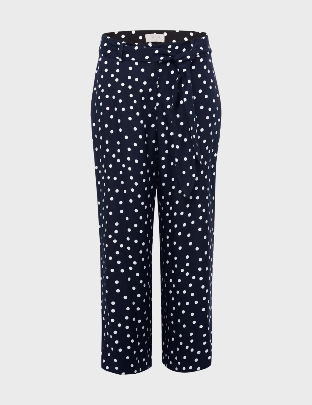 Pure Linen Belted Wide Leg Trousers 2 Pure Linen Belted Wide Leg Trousers - Image 2