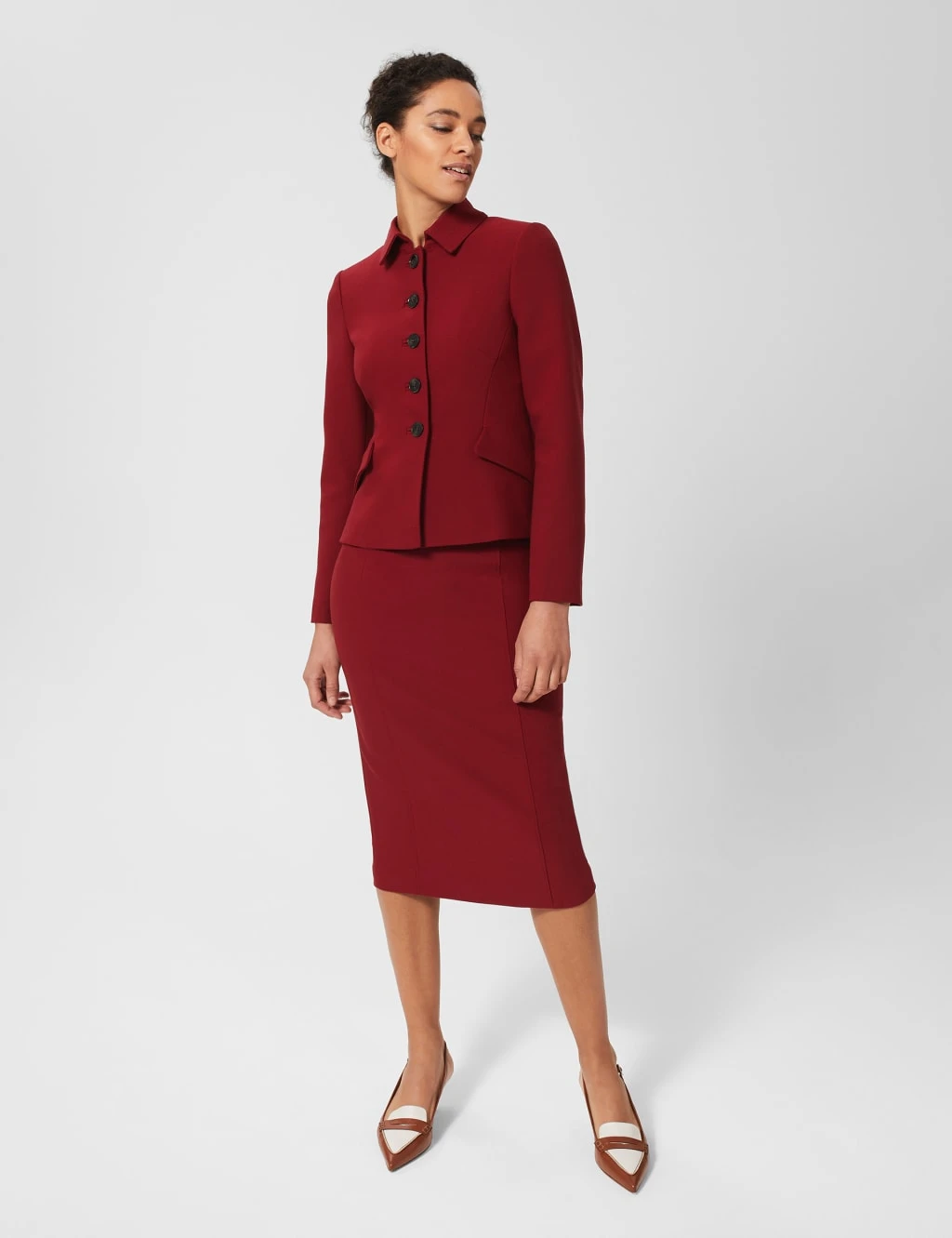 Knee Length Slip Skirt 1 Knee Length Slip Skirt