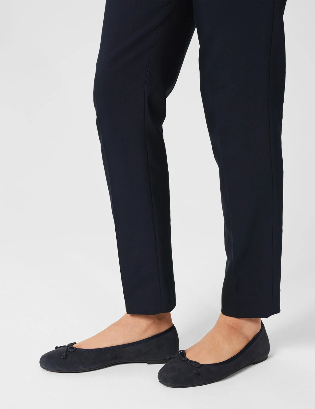 Suede Slip On Flat Ballet Pumps 1 Suede Slip On Flat Ballet Pumps