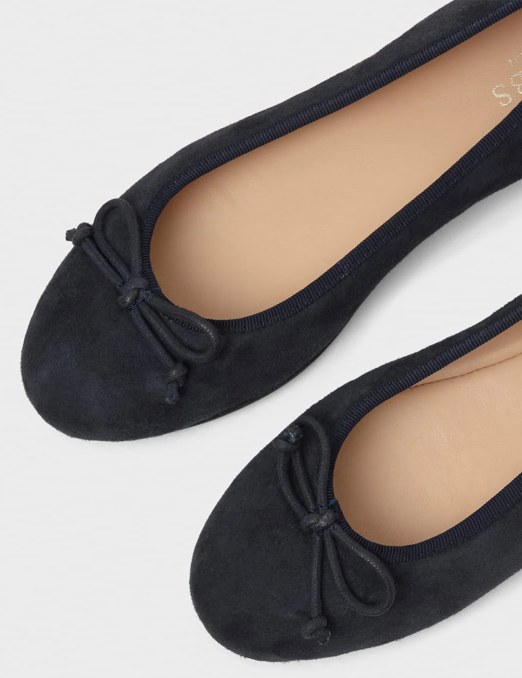 Suede Slip On Flat Ballet Pumps 3 Suede Slip On Flat Ballet Pumps - Image 3