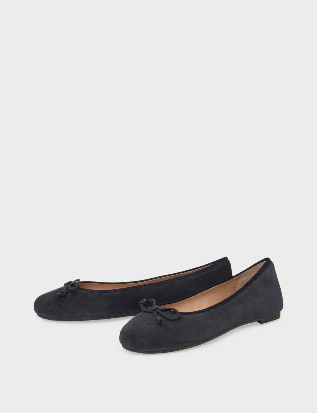 Suede Slip On Flat Ballet Pumps 4 Suede Slip On Flat Ballet Pumps - Image 4